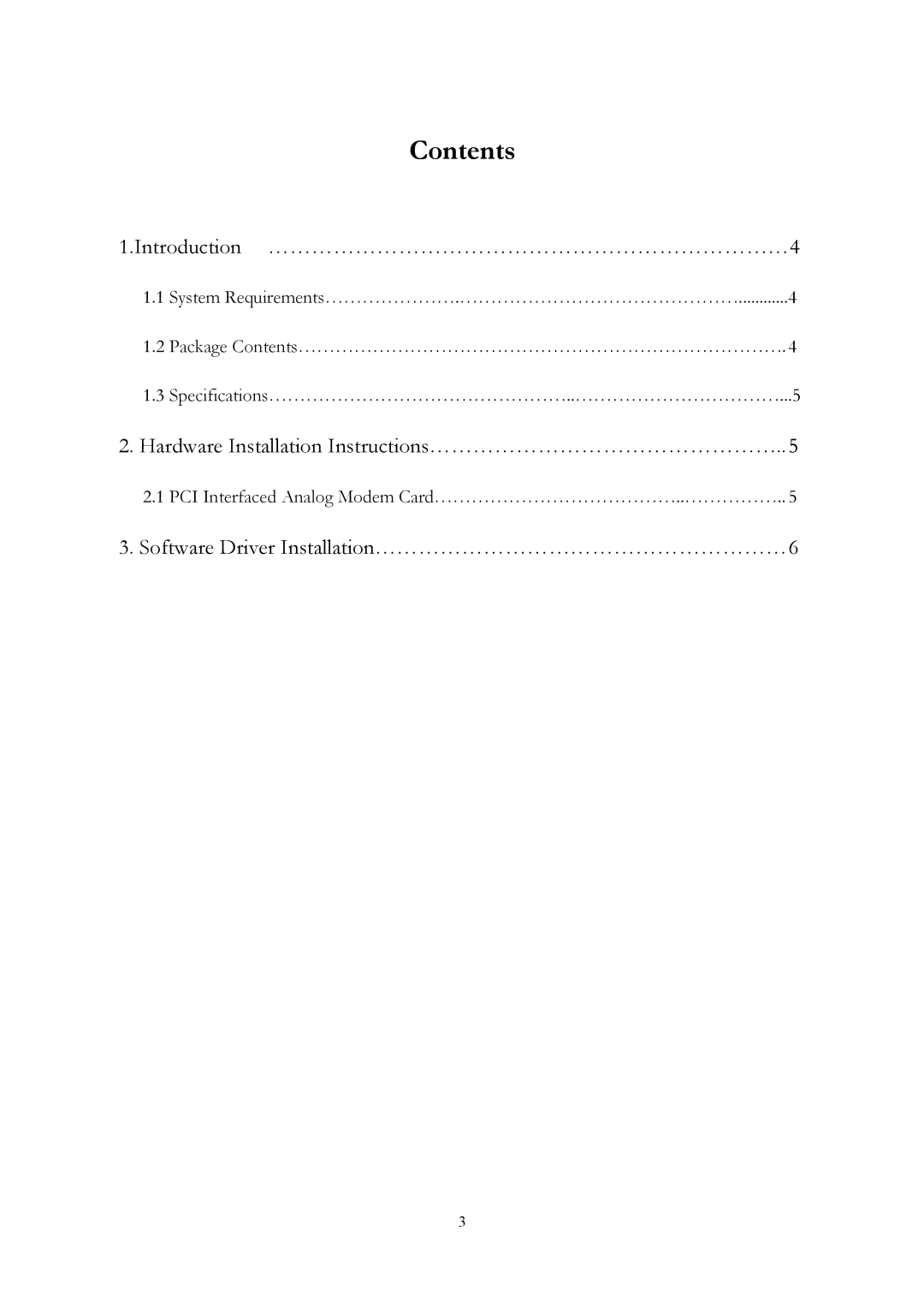 SMC Networks SMC3056IM V5 manual Contents 