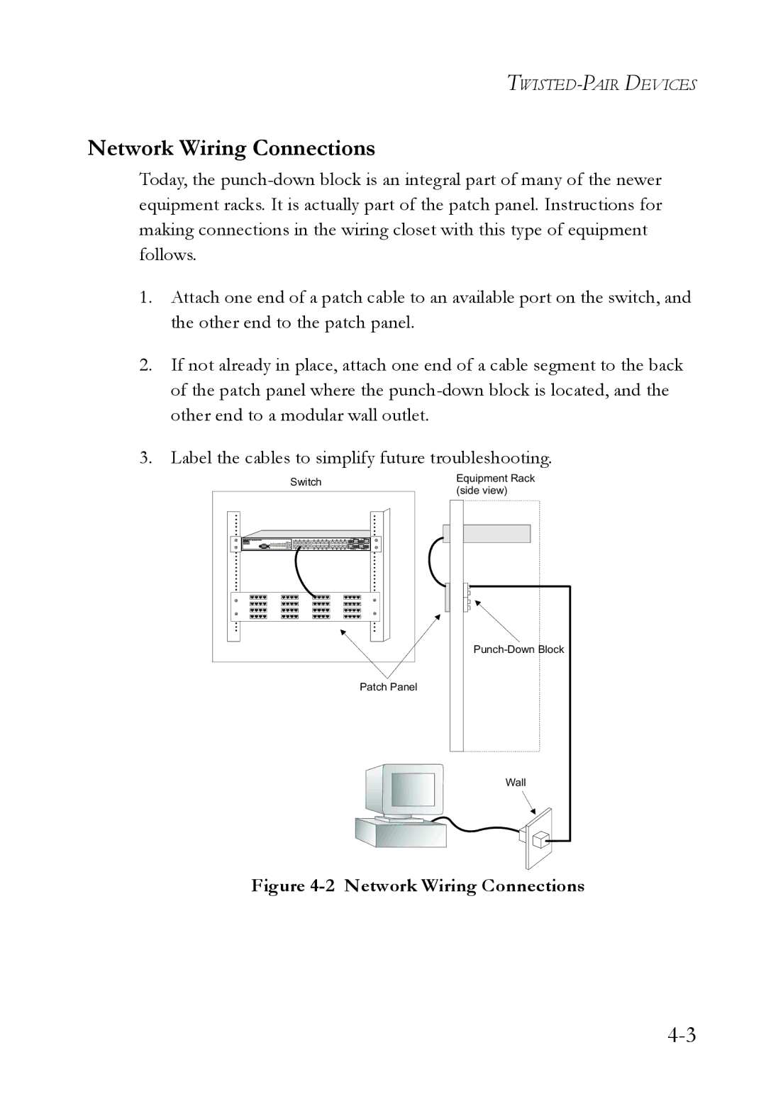 SMC Networks SMC6128L2 manual Network Wiring Connections 