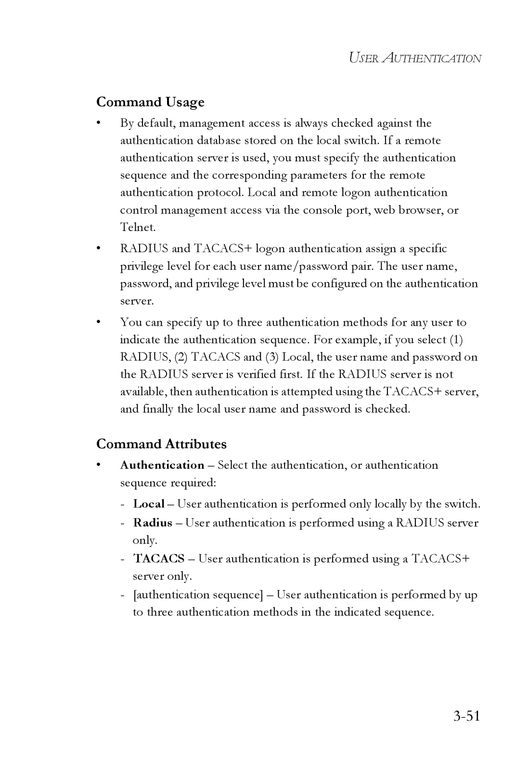 SMC Networks SMC6224M manual Command Usage 