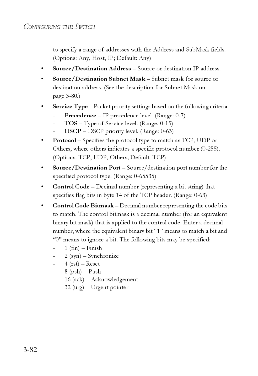 SMC Networks SMC6224M manual Configuring the Switch 