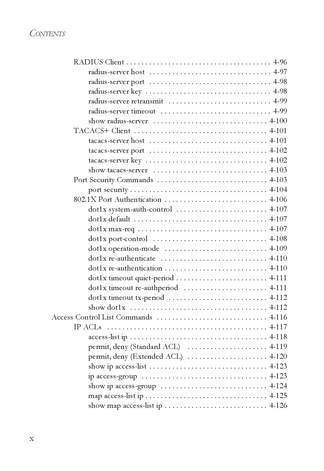 SMC Networks SMC6224M manual Contents 