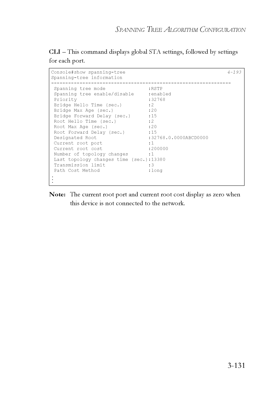 SMC Networks SMC6224M manual 131, 193 