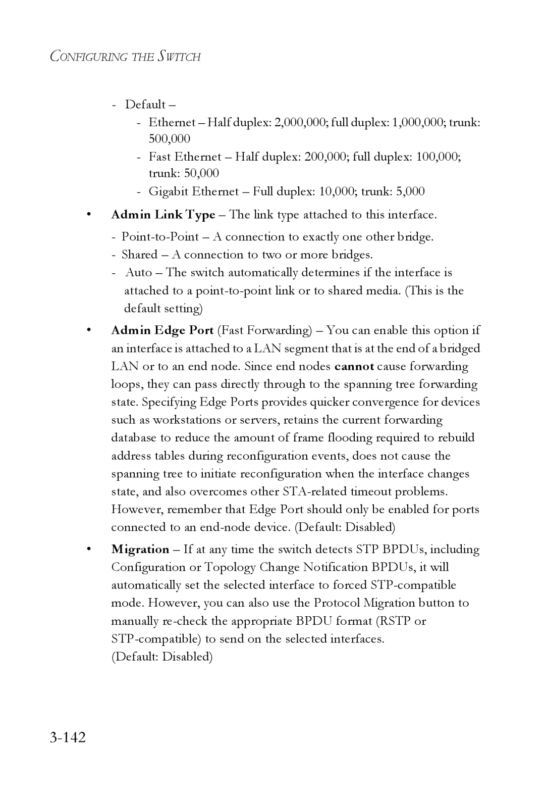 SMC Networks SMC6224M manual 142 