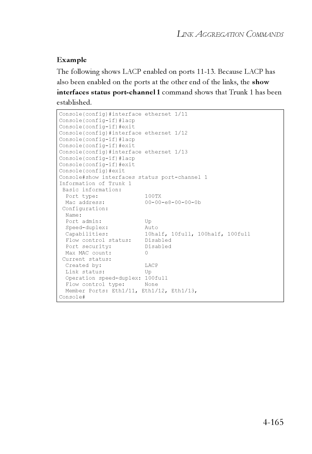 SMC Networks SMC6224M manual 165 