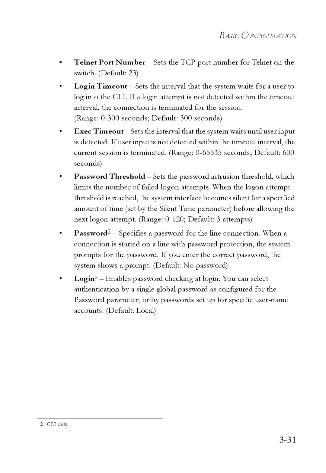 SMC Networks SMC6224M manual Basic Configuration 