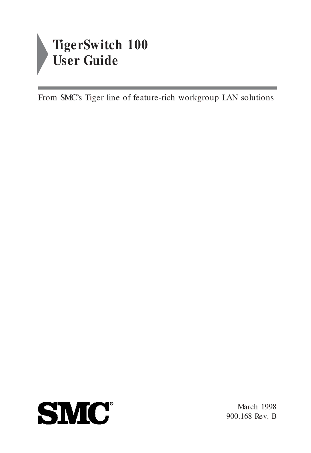 SMC Networks SMC6608T, SMC6608M manual TigerSwitch User Guide 