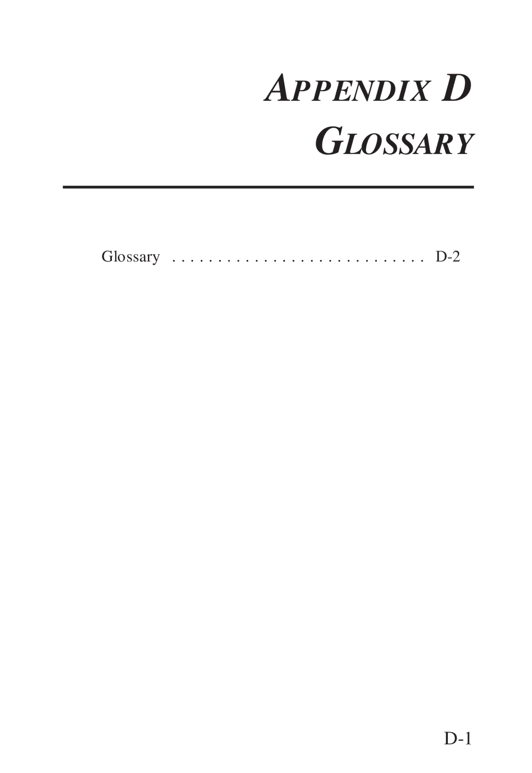 SMC Networks SMC6608M, SMC6608T manual Appendix D Glossary 