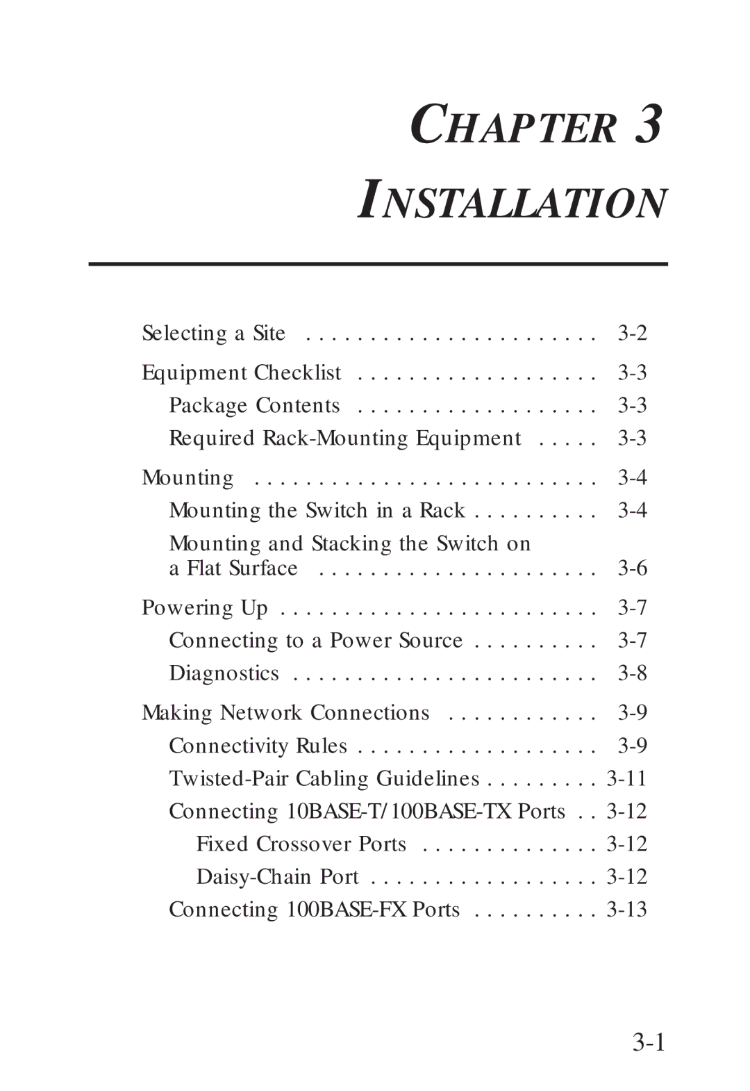 SMC Networks SMC6608M, SMC6608T manual Chapter Installation 