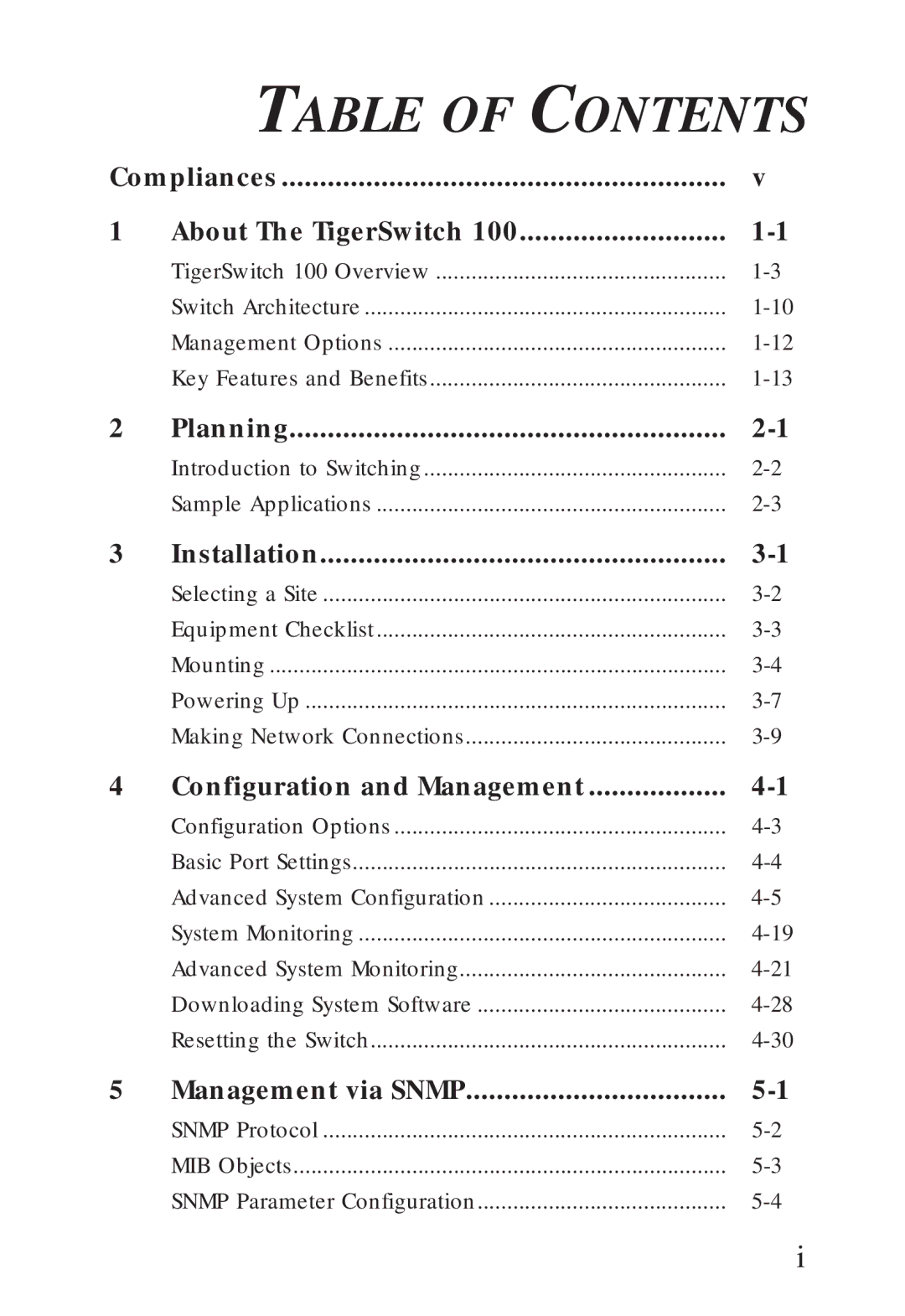 SMC Networks SMC6608M, SMC6608T manual Table of Contents 