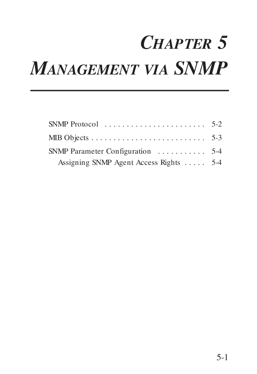 SMC Networks SMC6608M, SMC6608T manual Chapter Management VIA Snmp 