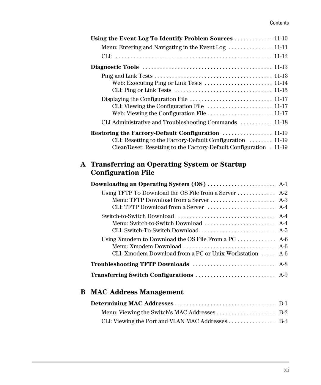 SMC Networks SMC6624M manual MAC Address Management, Using the Event Log To Identify Problem Sources 