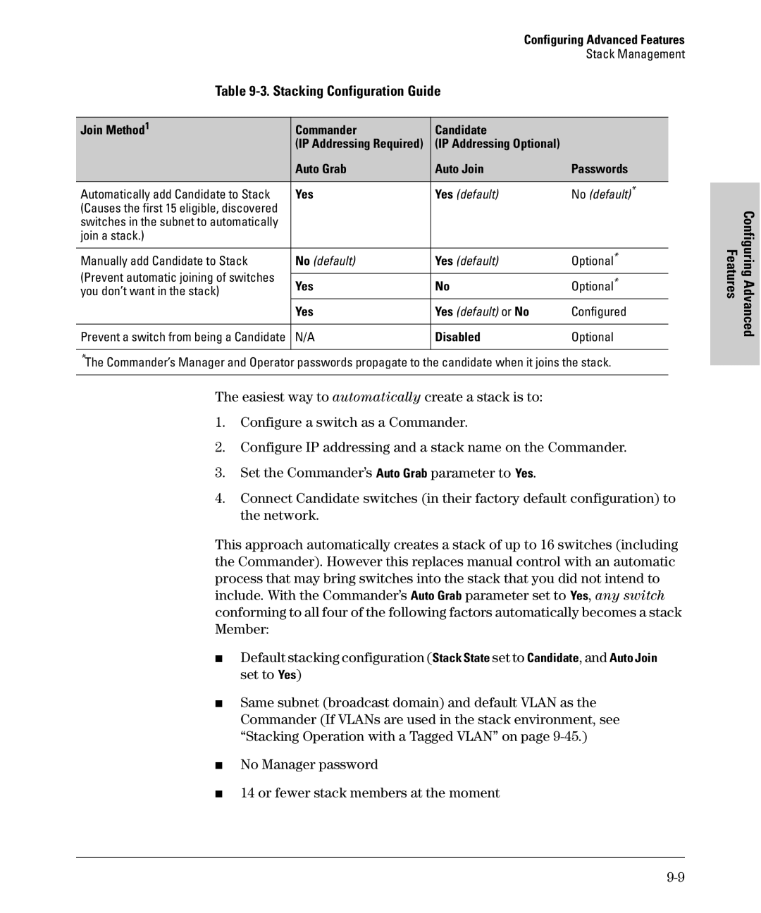 SMC Networks SMC6624M manual Stacking Configuration Guide, No Manager password Or fewer stack members at the moment 