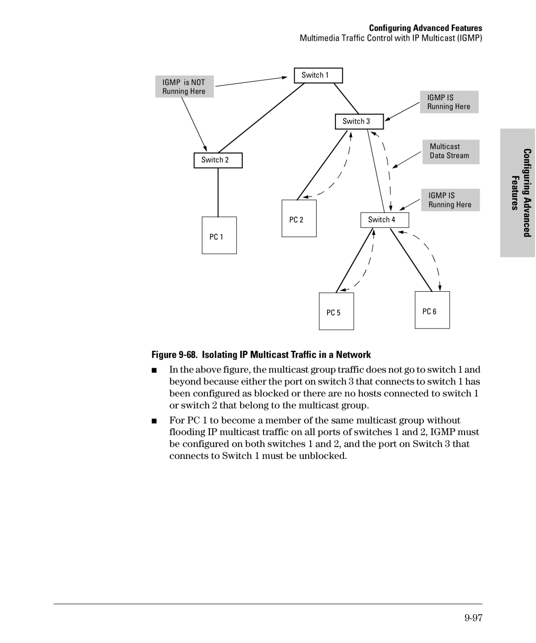 SMC Networks SMC6624M manual Isolating IP Multicast Traffic in a Network 