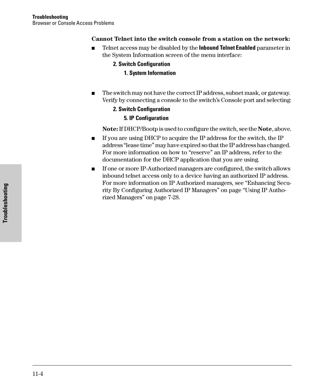 SMC Networks SMC6624M manual Switch Configuration IP Configuration 