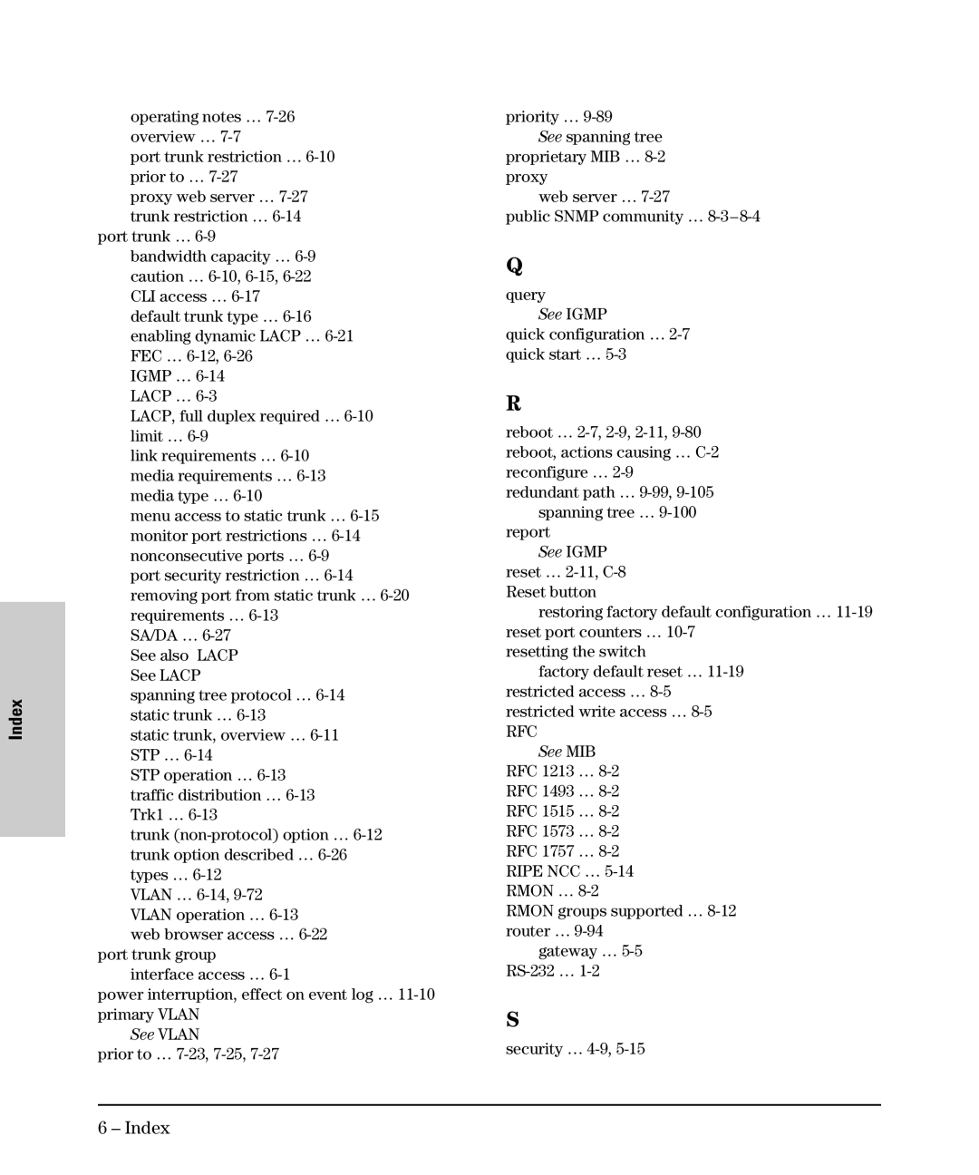 SMC Networks SMC6624M manual See Vlan 