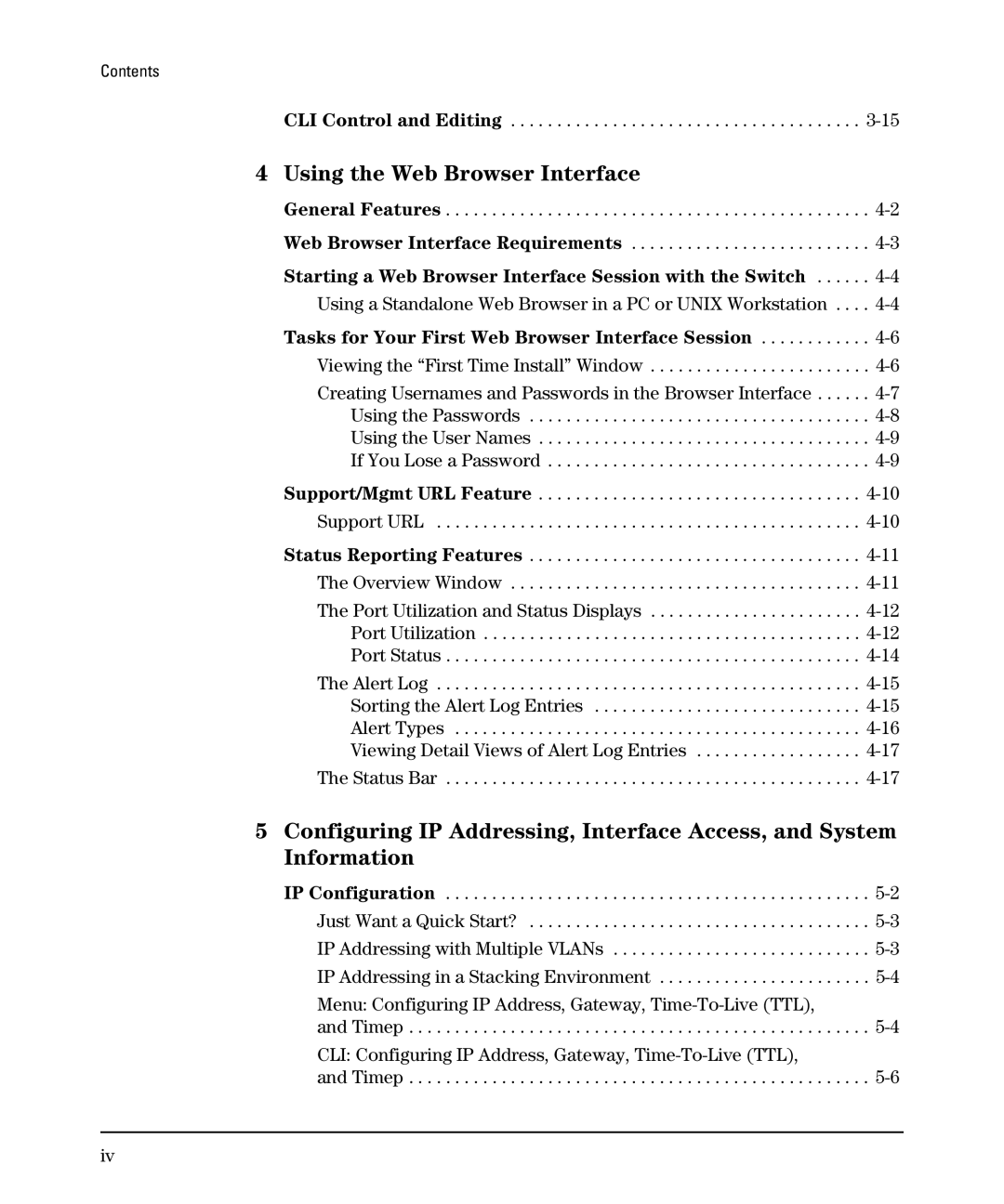 SMC Networks SMC6624M manual CLI Control and Editing, General Features Web Browser Interface Requirements 