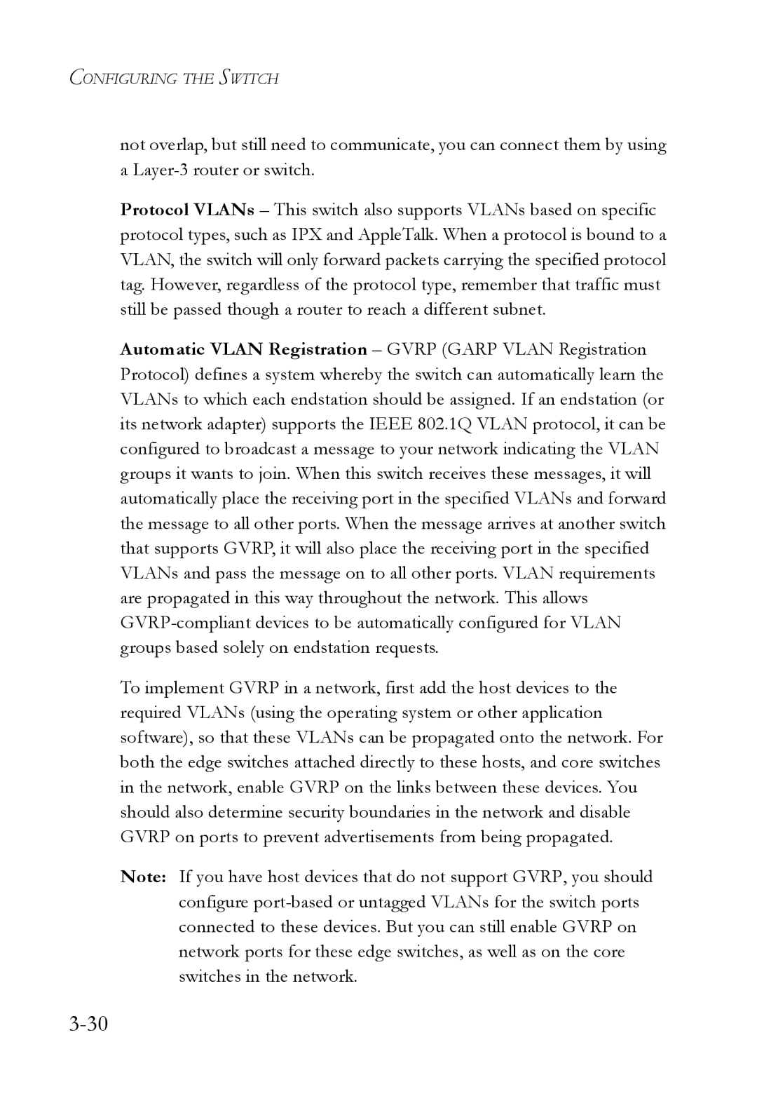 SMC Networks SMC6709L2 manual Configuring the Switch 