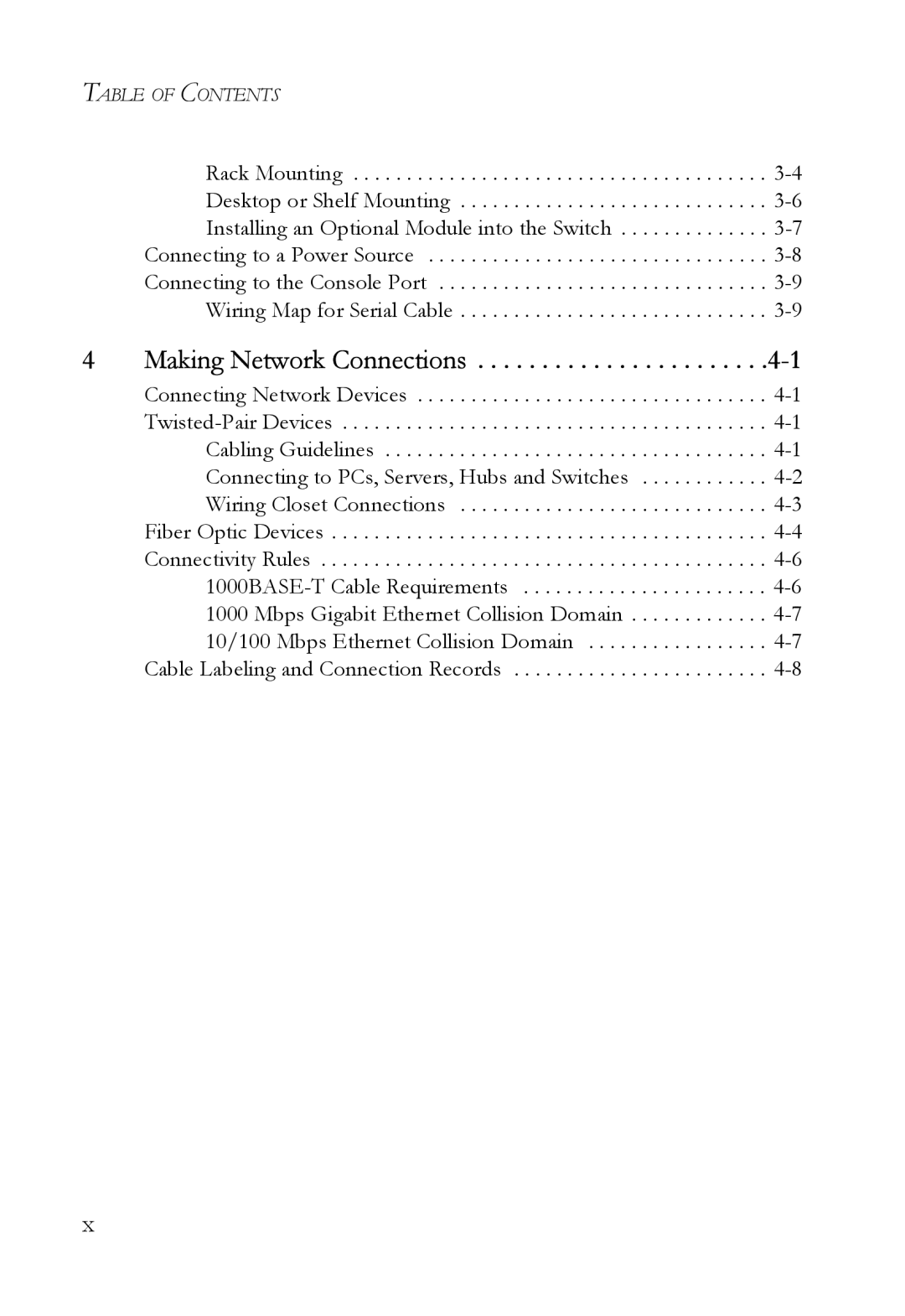 SMC Networks SMC6724AL2 manual Making Network Connections 