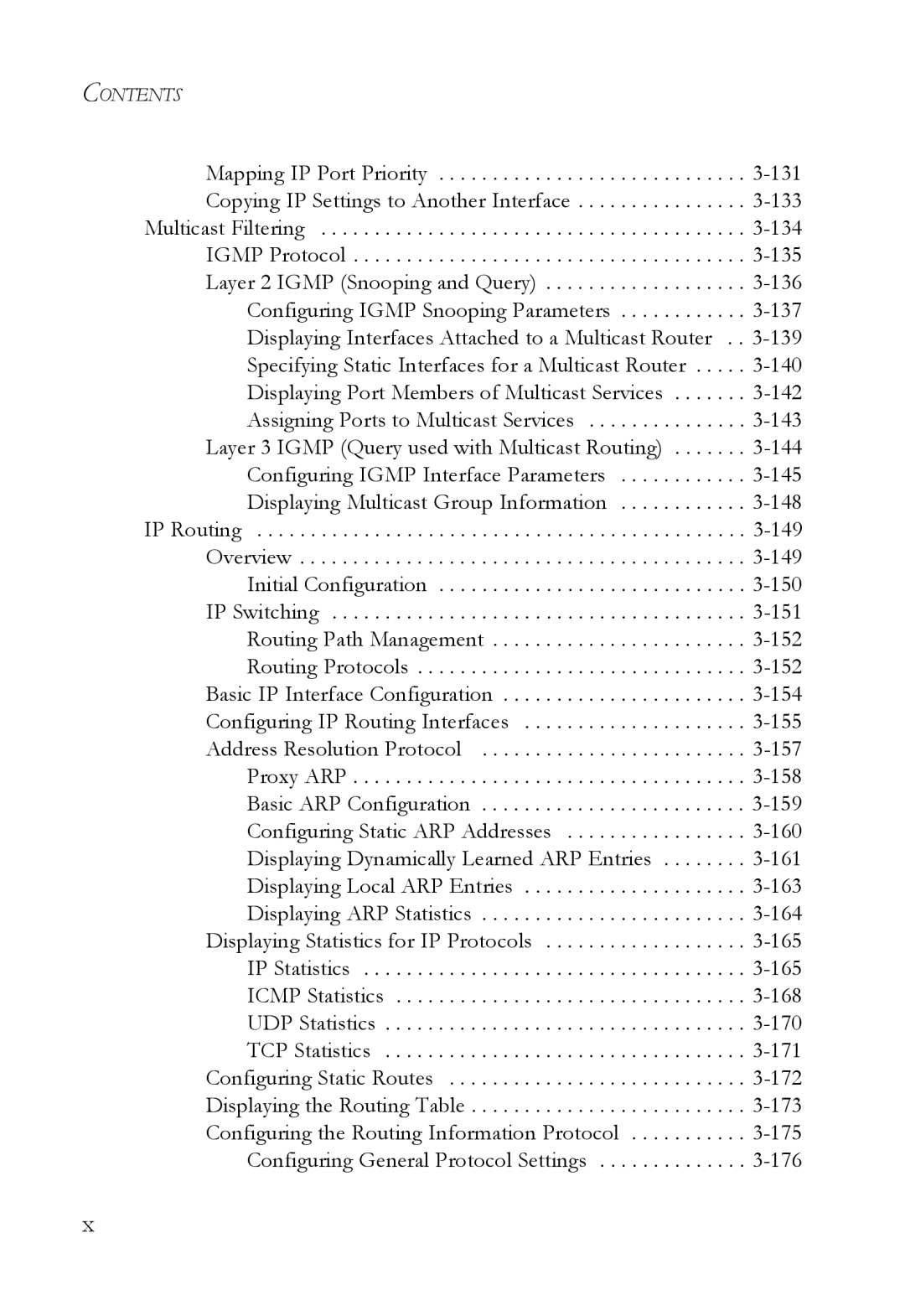 SMC Networks SMC6724L3 manual Contents 