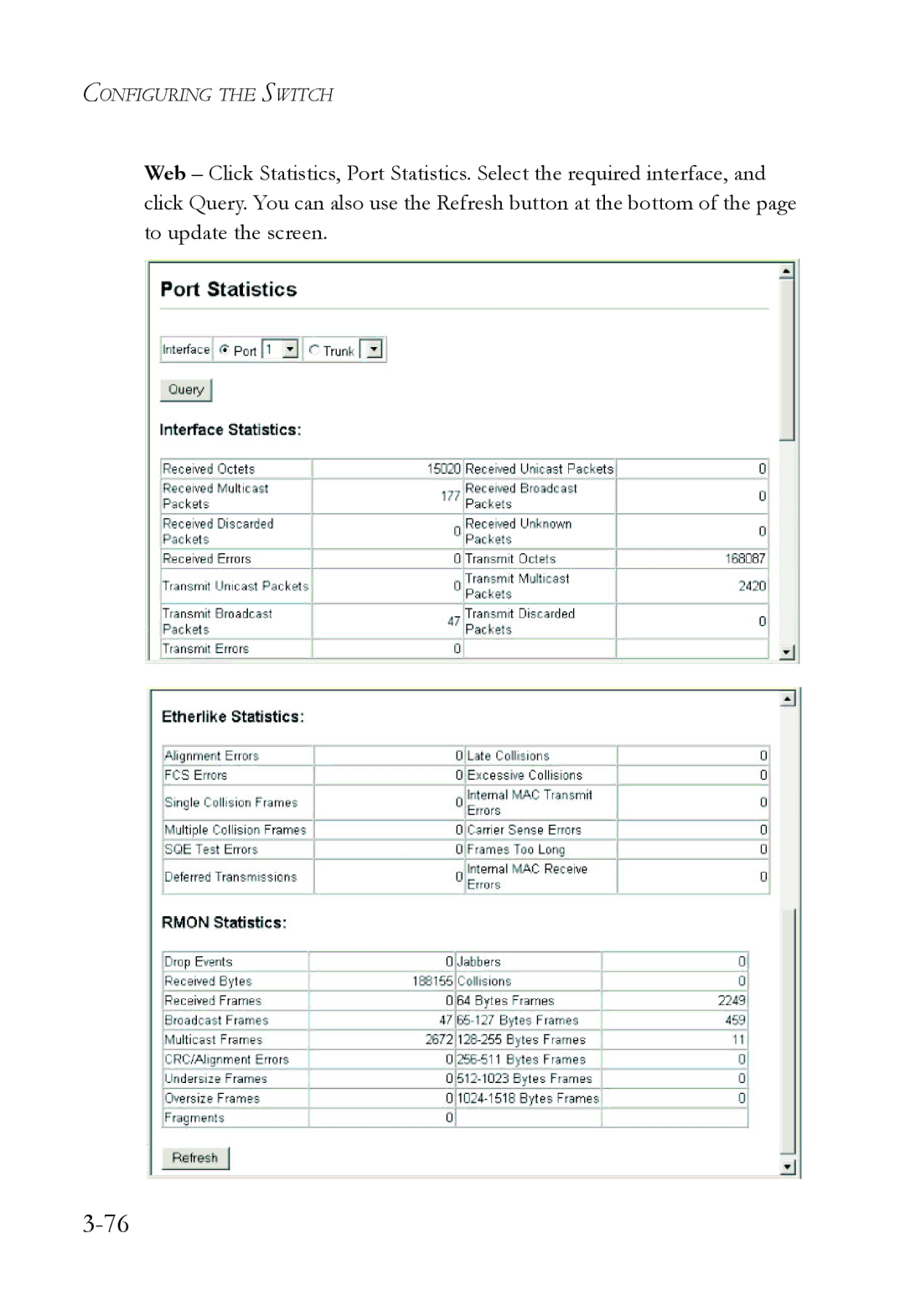 SMC Networks SMC6724L3 manual Configuring the Switch 