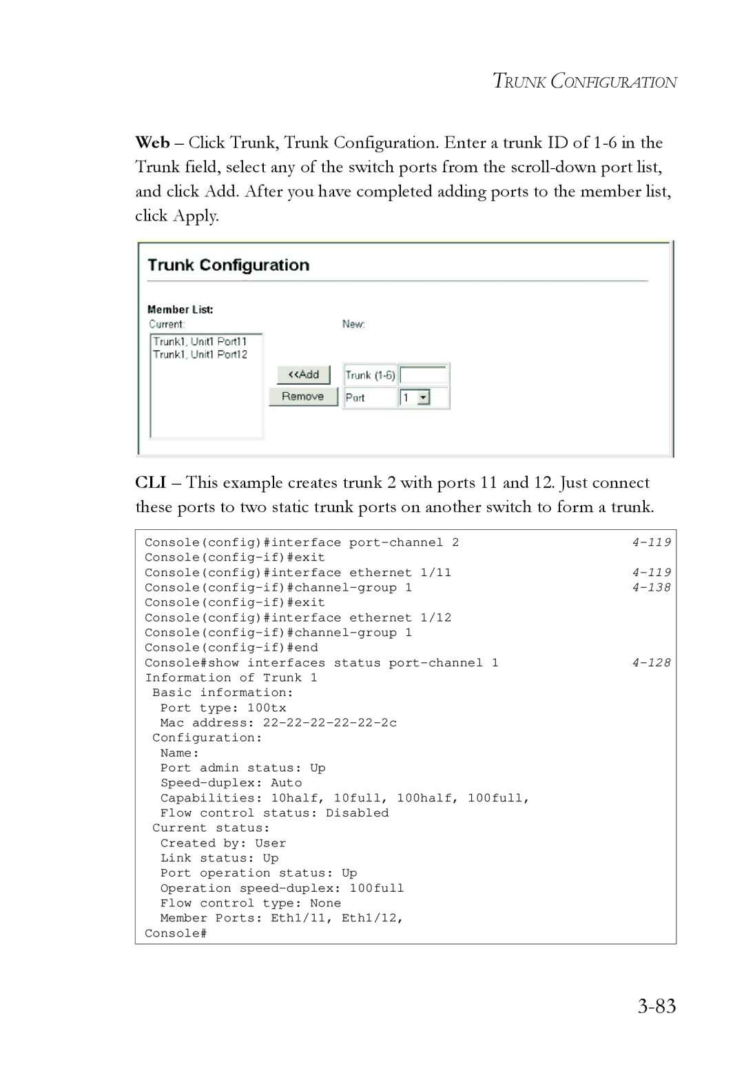 SMC Networks SMC6724L3 manual 138 