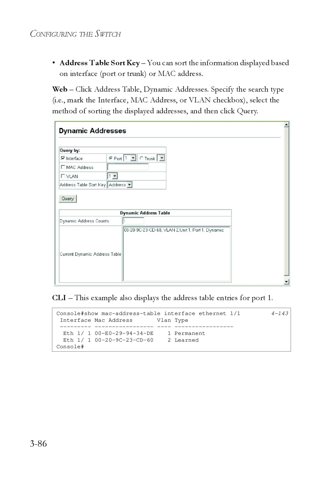 SMC Networks SMC6724L3 manual 143 