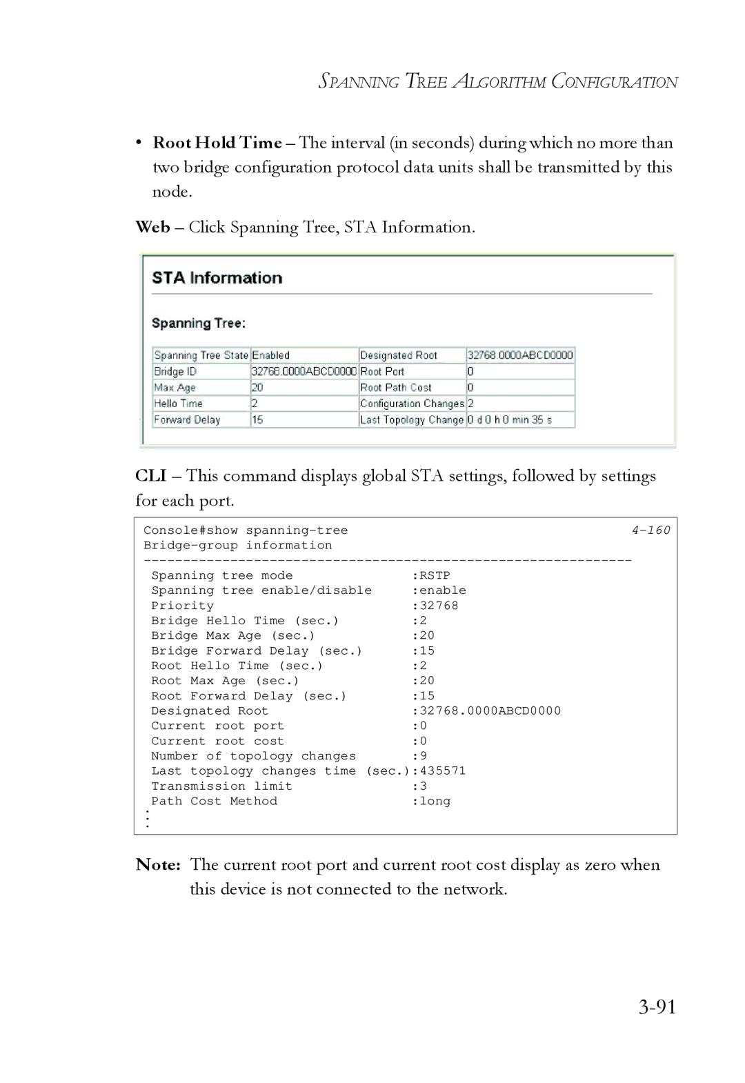 SMC Networks SMC6724L3 manual 160 