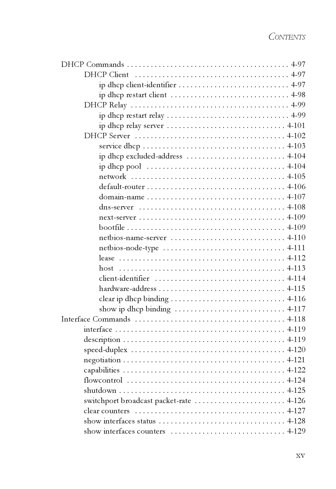 SMC Networks SMC6724L3 manual Contents 