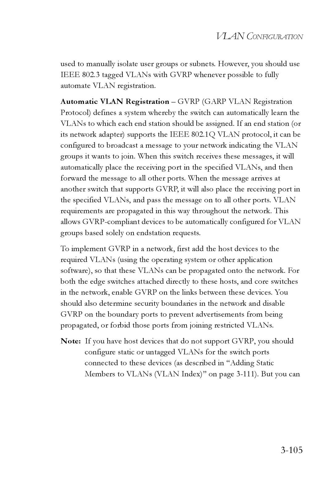 SMC Networks SMC6724L3 manual 105 