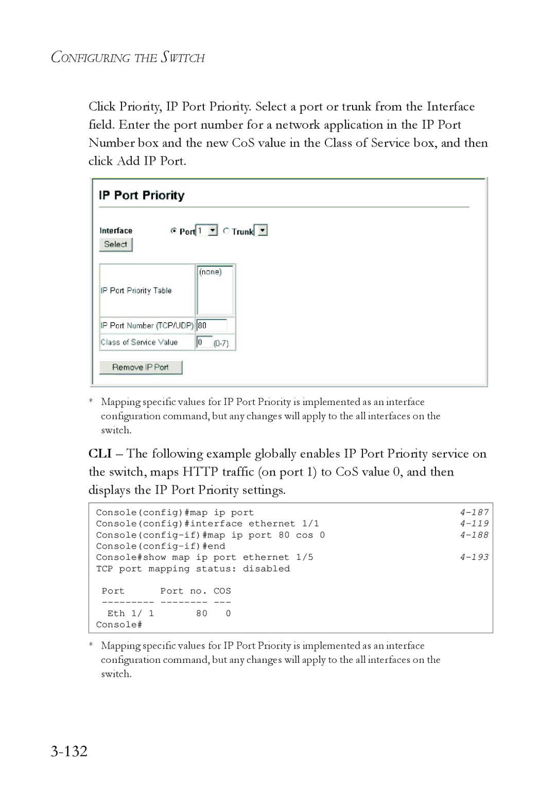 SMC Networks SMC6724L3 manual 132 