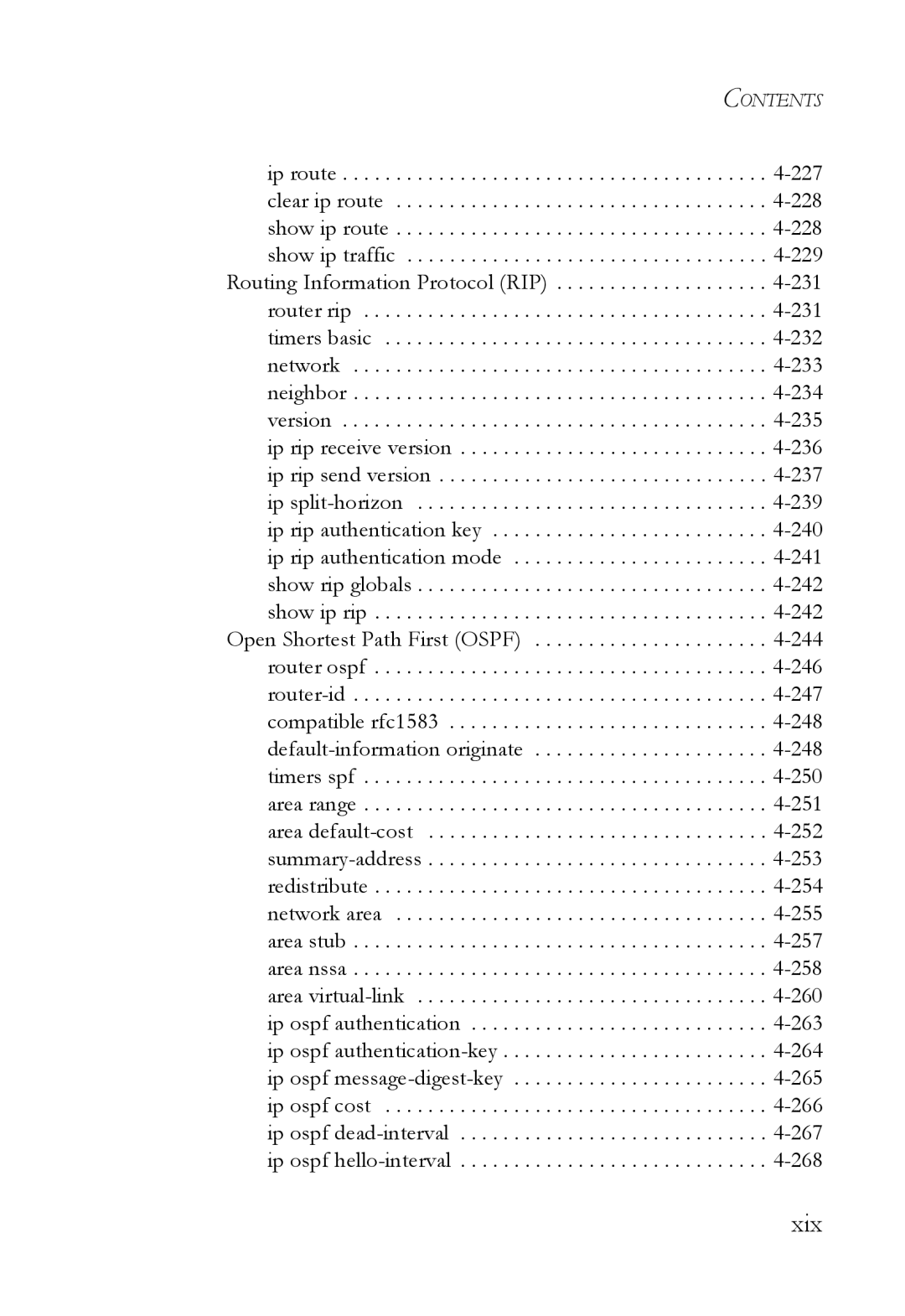 SMC Networks SMC6724L3 manual Xix 