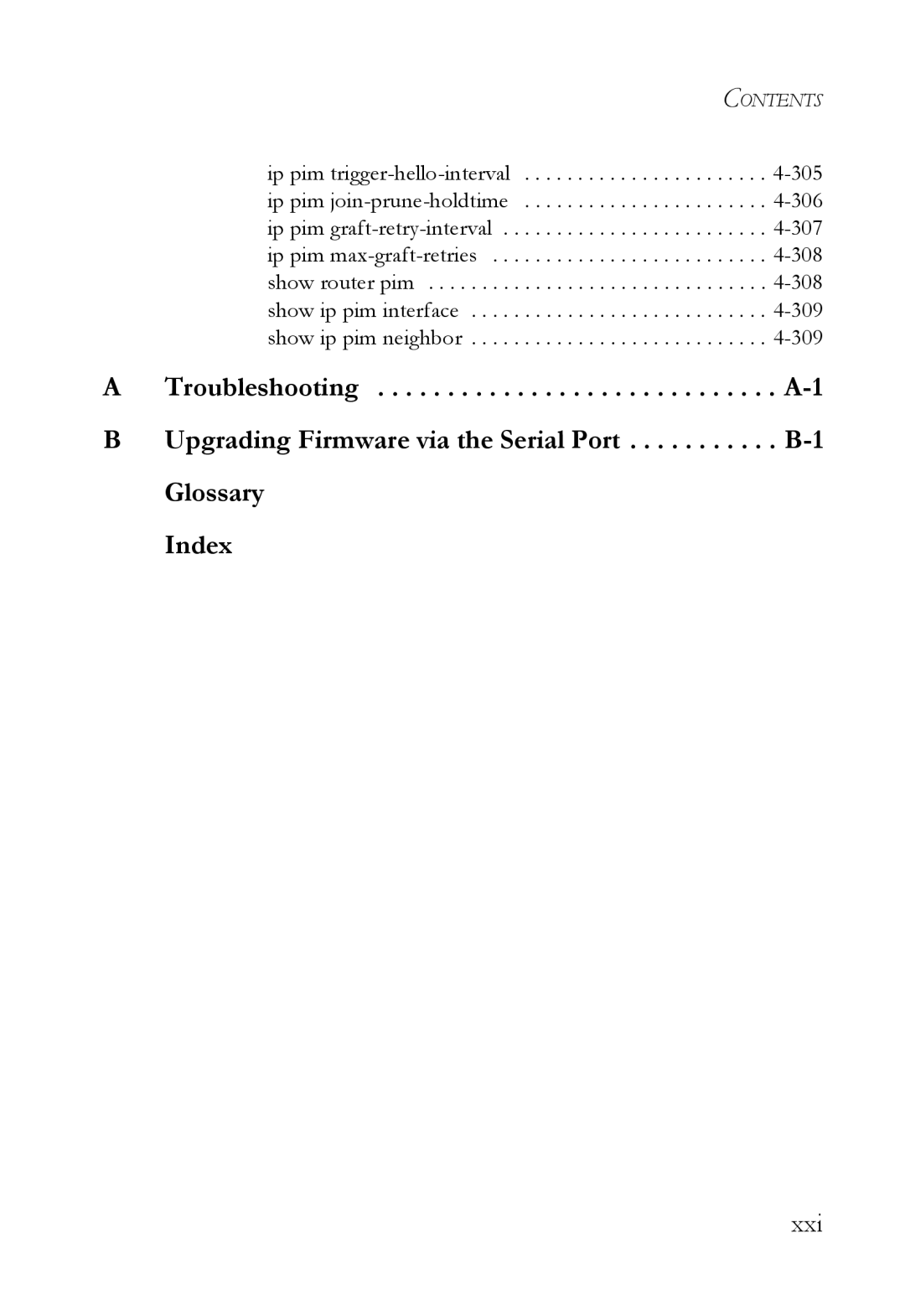 SMC Networks SMC6724L3 manual Xxi 