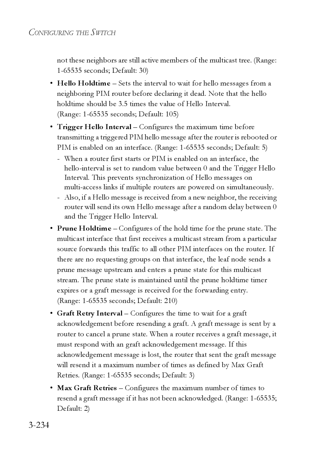 SMC Networks SMC6724L3 manual 234 