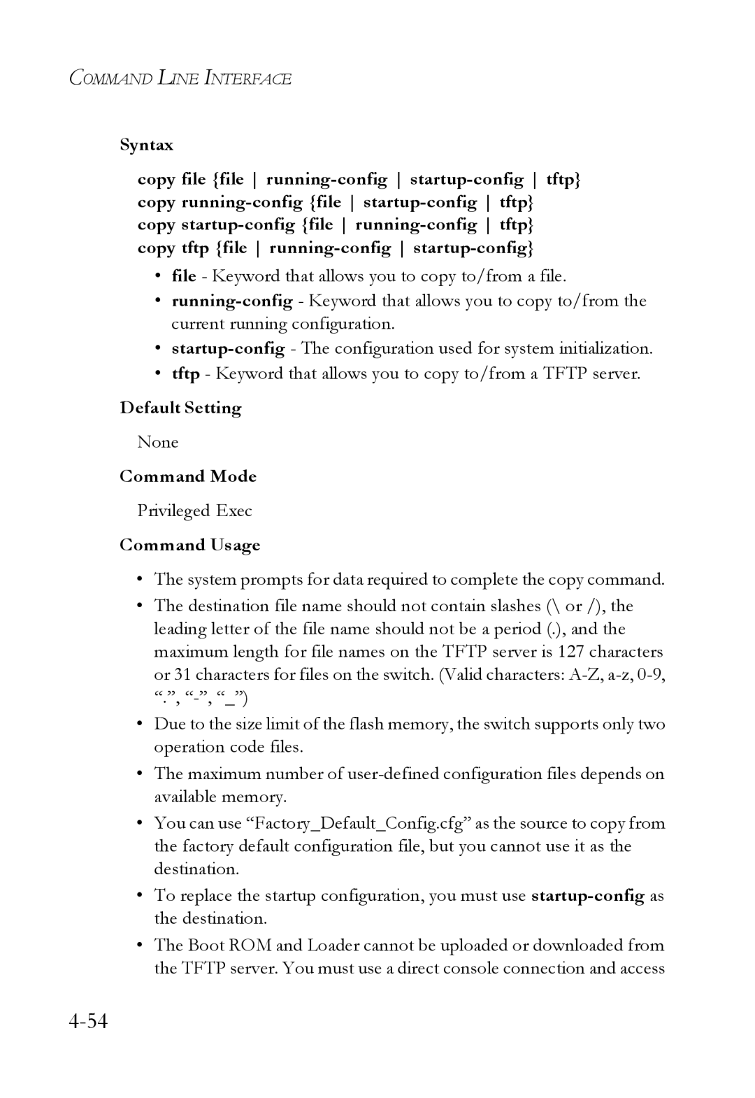 SMC Networks SMC6724L3 manual Privileged Exec 