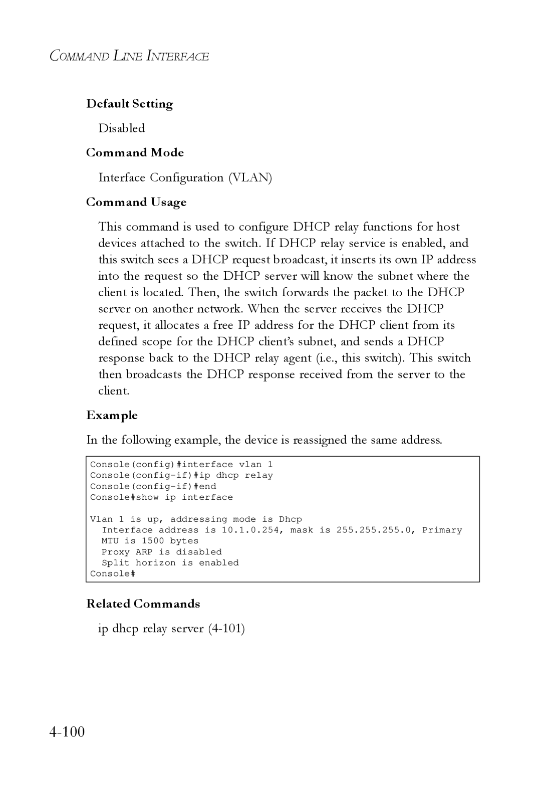 SMC Networks SMC6724L3 manual 100 