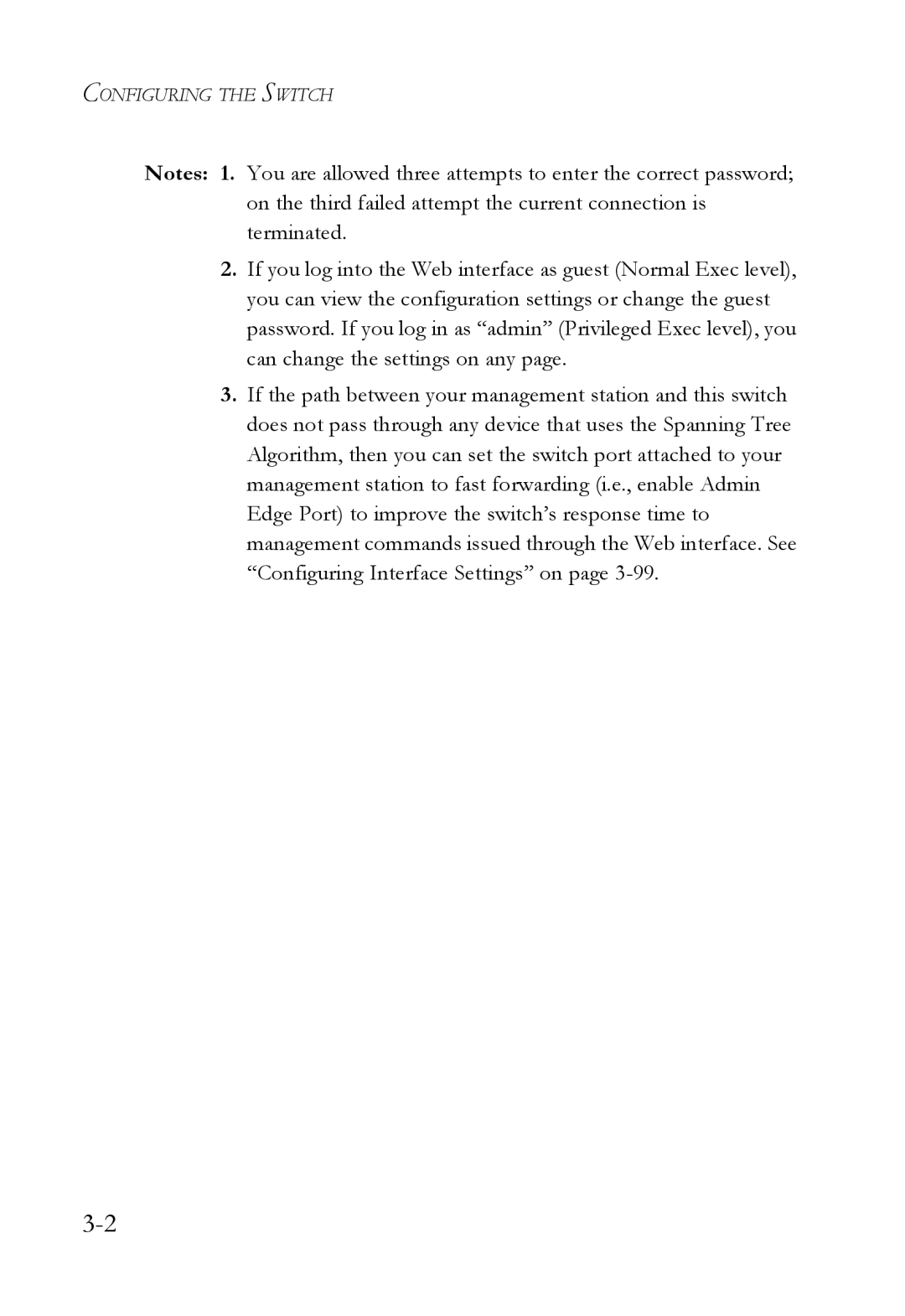 SMC Networks SMC6724L3 manual Configuring the Switch 