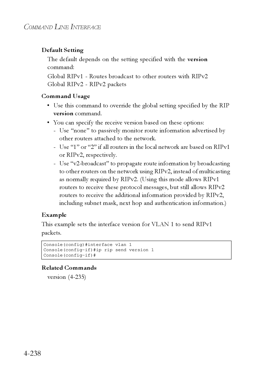 SMC Networks SMC6724L3 manual 238 