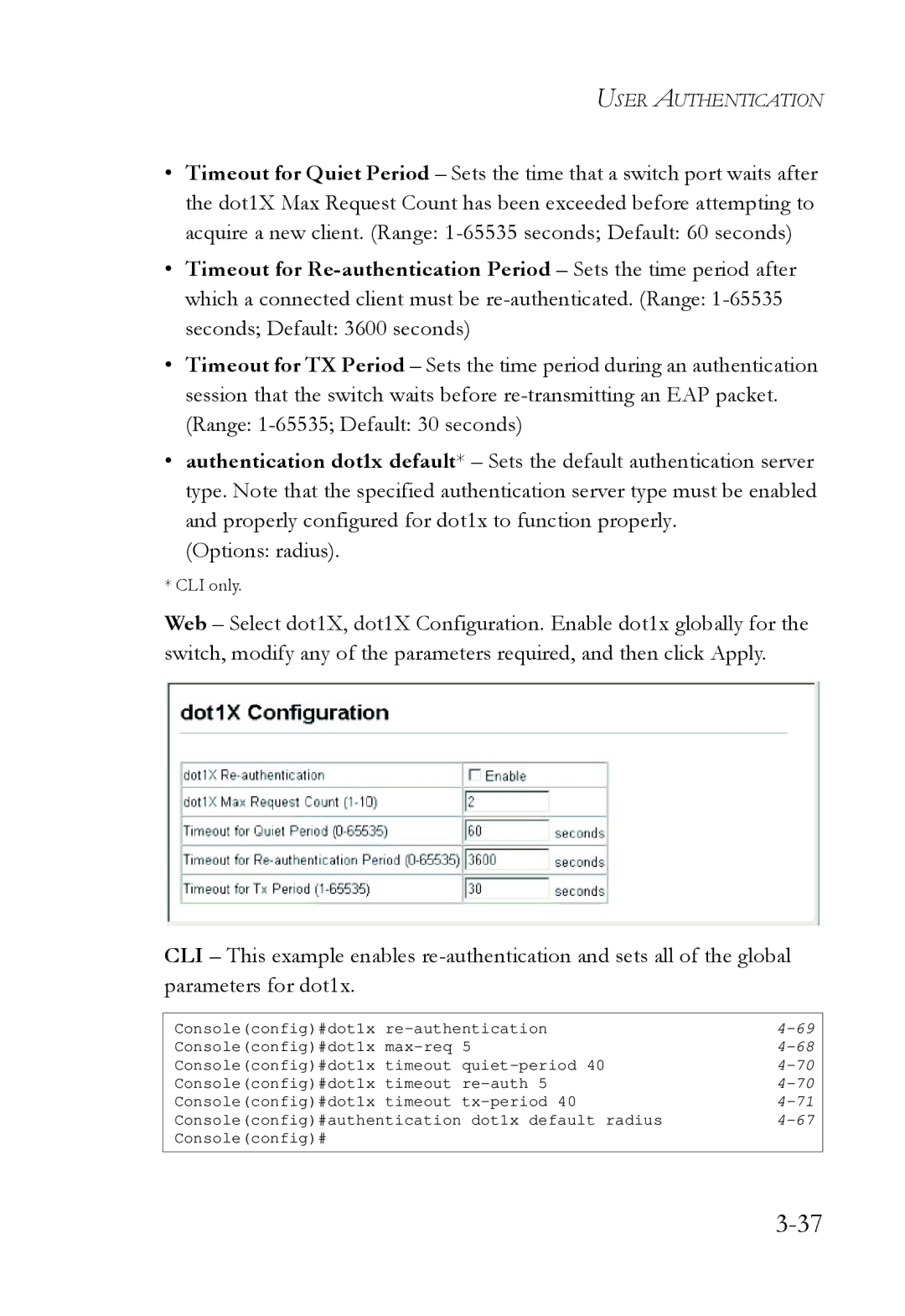 SMC Networks SMC6724L3 manual CLI only 