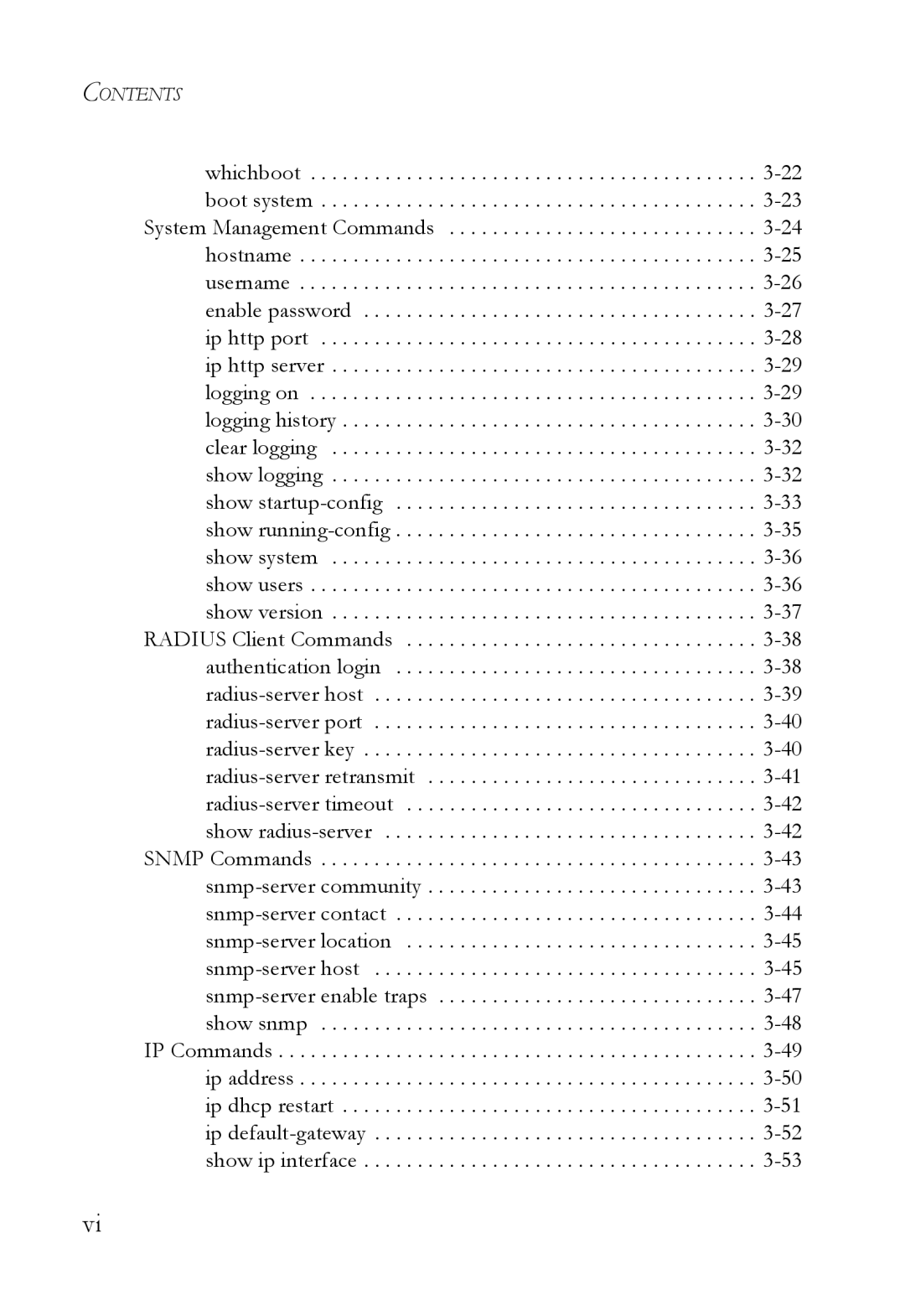 SMC Networks SMC6750L2 manual Contents 