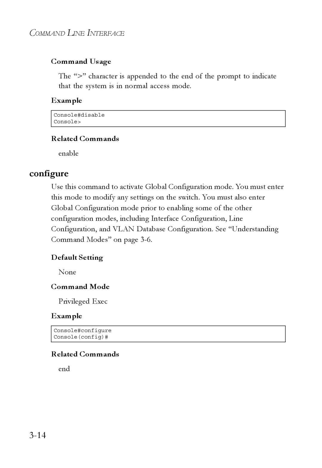 SMC Networks SMC6750L2 manual Configure 