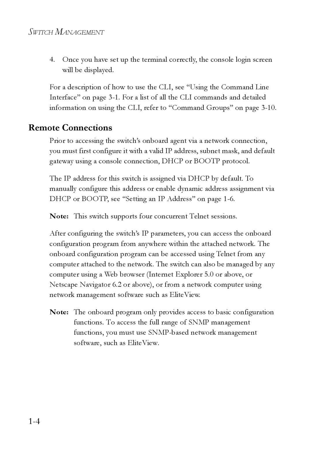 SMC Networks SMC6750L2 manual Remote Connections 