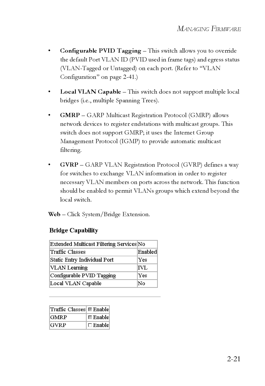 SMC Networks SMC6750L2 manual Managing Firmware 