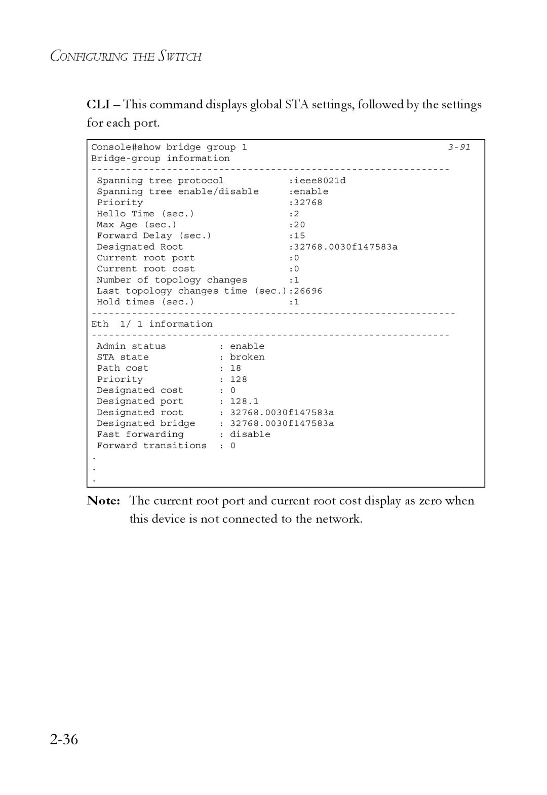 SMC Networks SMC6750L2 manual Configuring the Switch 