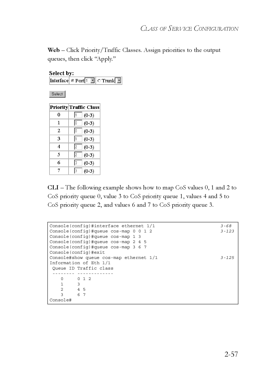 SMC Networks SMC6750L2 manual 125 