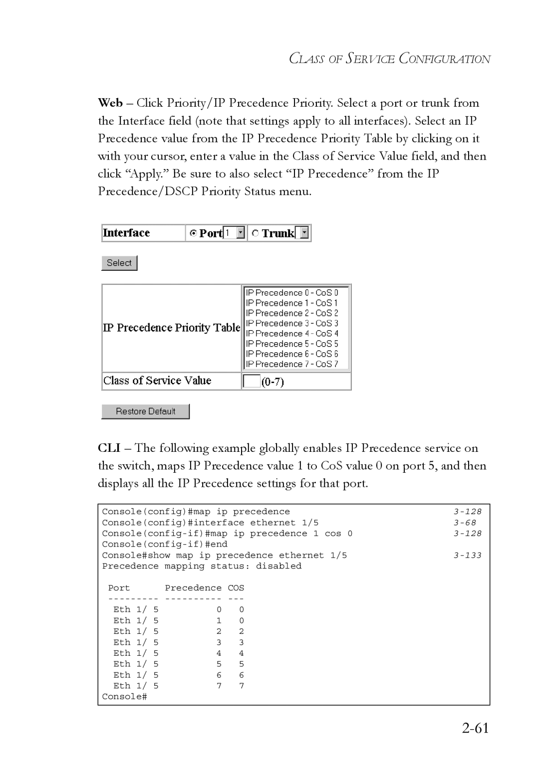 SMC Networks SMC6750L2 manual 133 