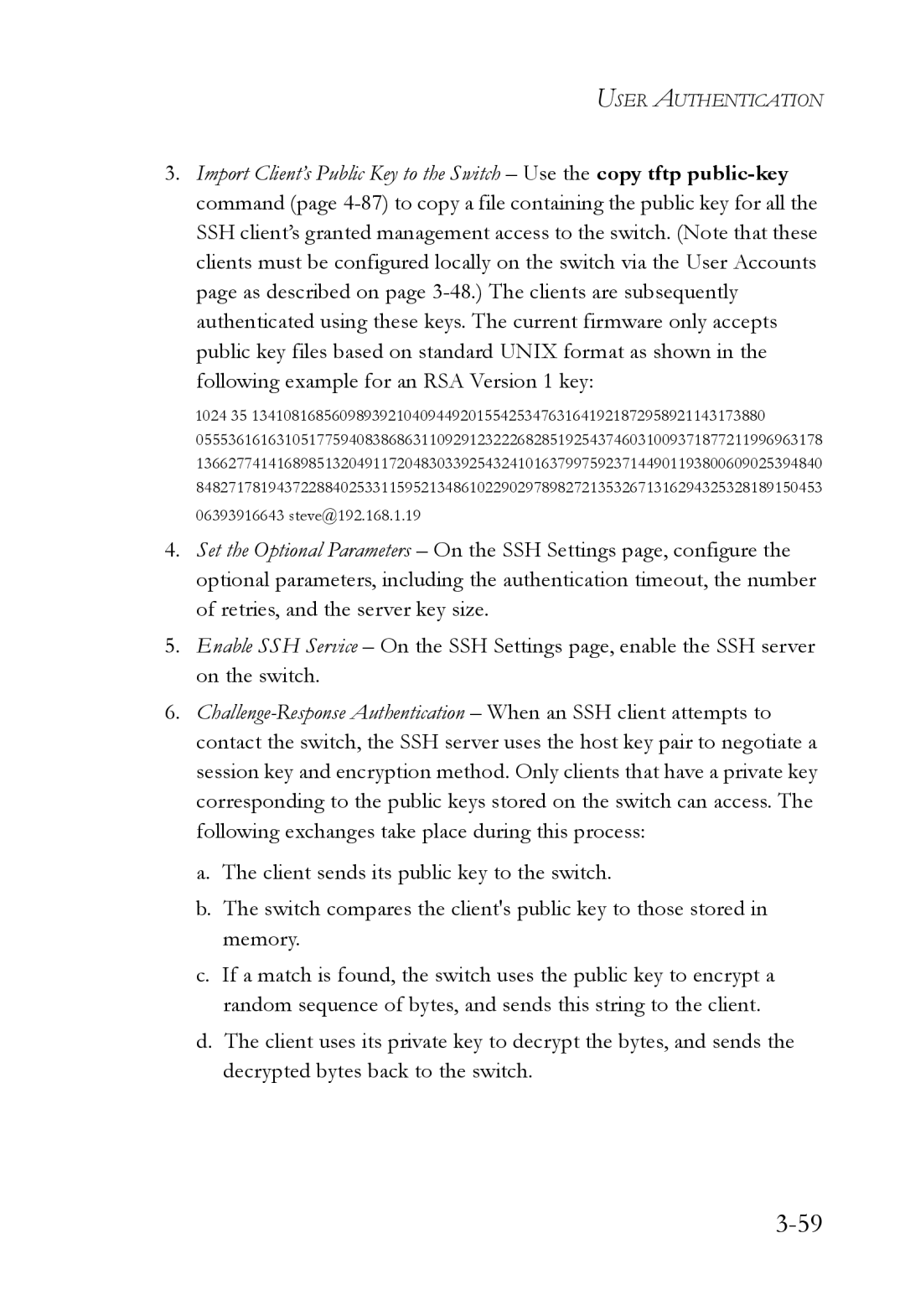 SMC Networks SMC6752AL2 manual User Authentication 