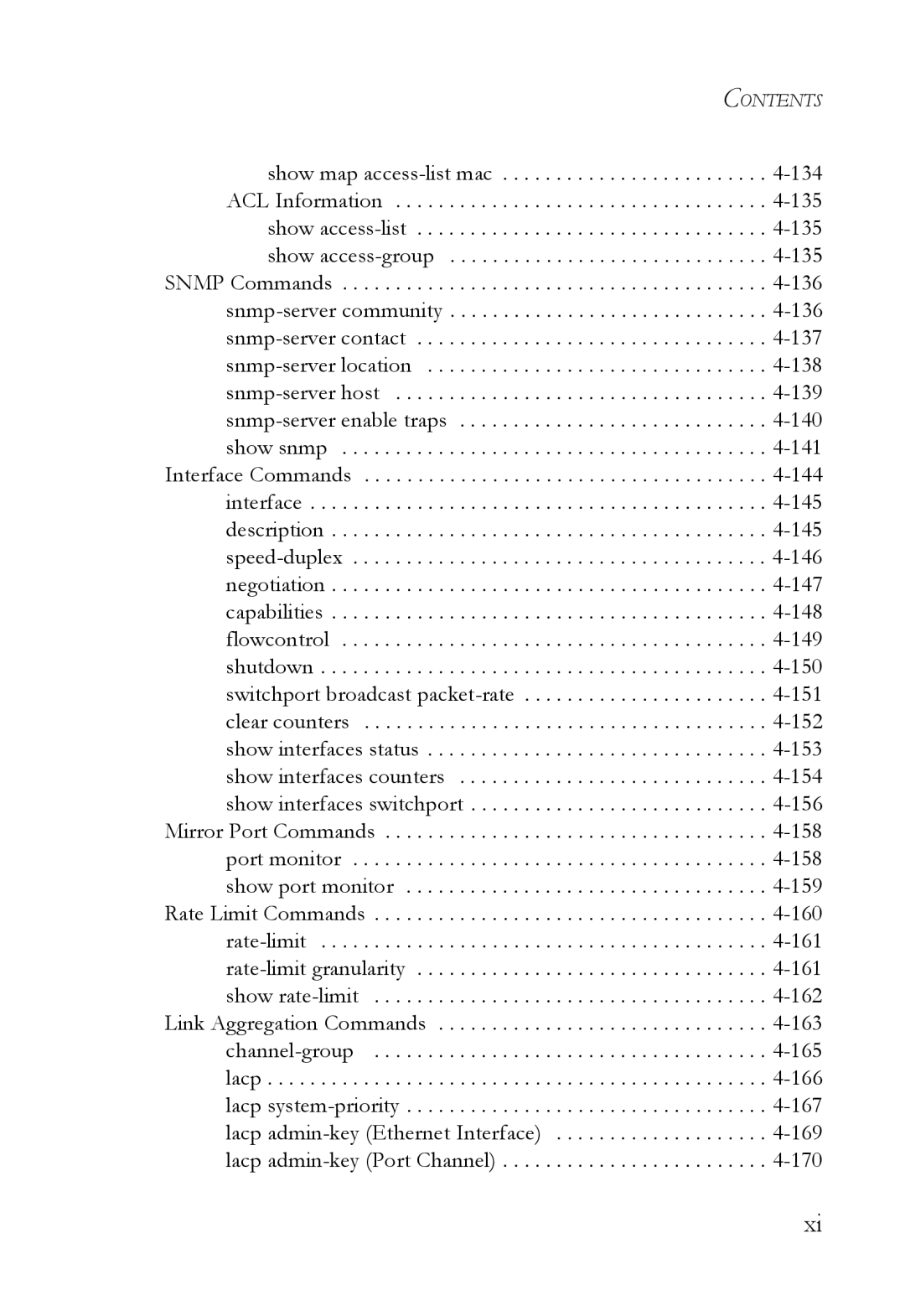 SMC Networks SMC6752AL2 manual Contents 