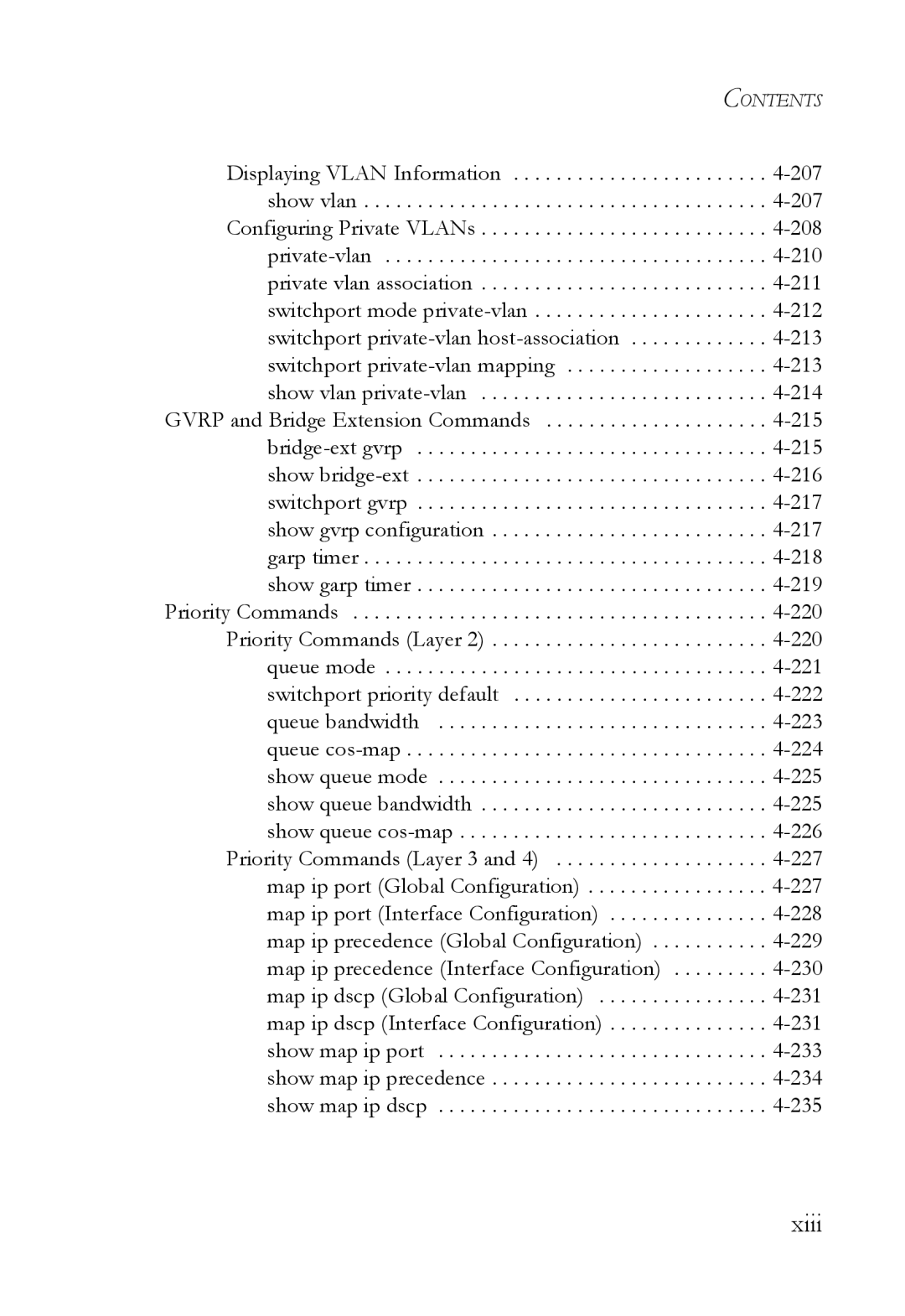 SMC Networks SMC6752AL2 manual Xiii 