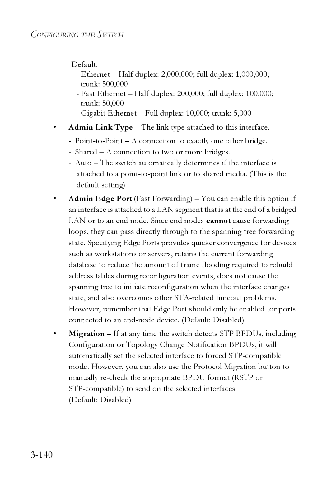 SMC Networks SMC6752AL2 manual 140 