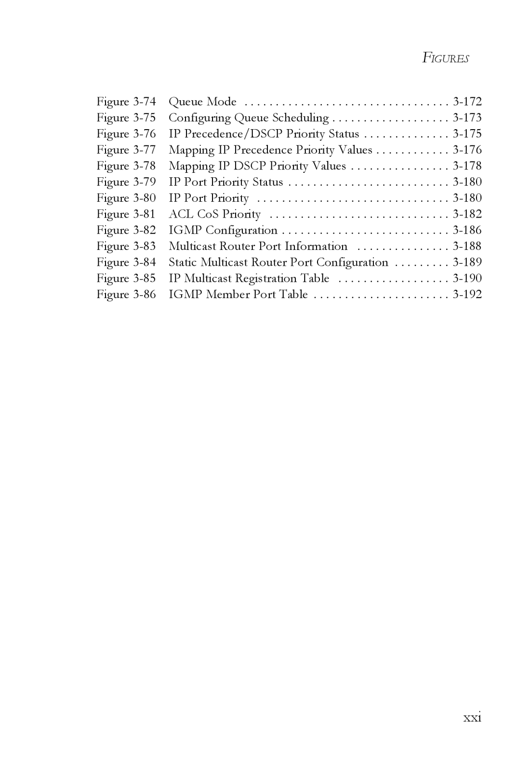 SMC Networks SMC6752AL2 manual Xxi 